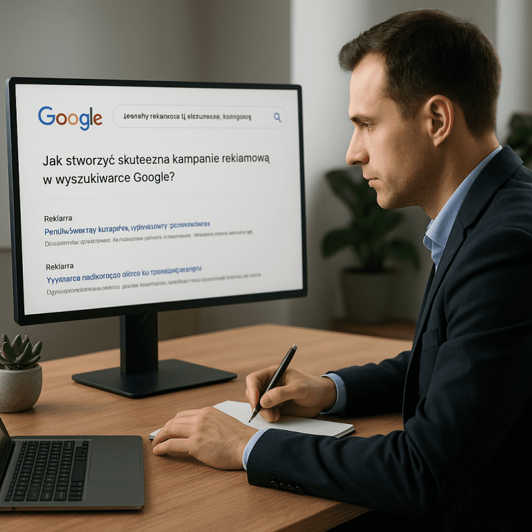 Jak stworzyć skuteczną kampanię reklamową w wyszukiwarce Google?