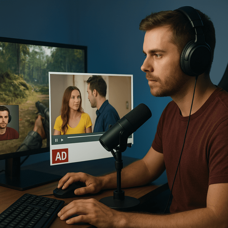 Jak działa reklama video w streamingach takich jak Twitch i YouTube?