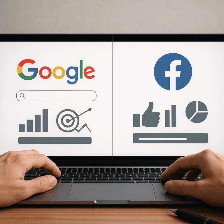 Jakie są zalety i wady reklamy w wyszukiwarce Google vs. Facebook?