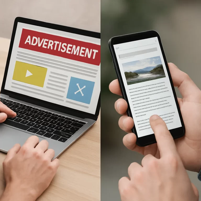 Jakie są różnice między reklamą display a reklamą opartą na treści?